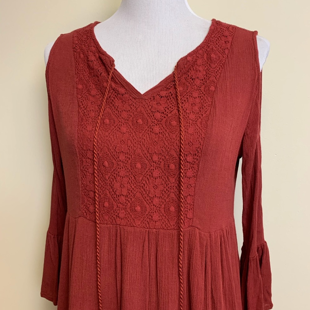 Wild Blue Sadie Robertson Boho Dress. Size M - Picture 3 of 8
